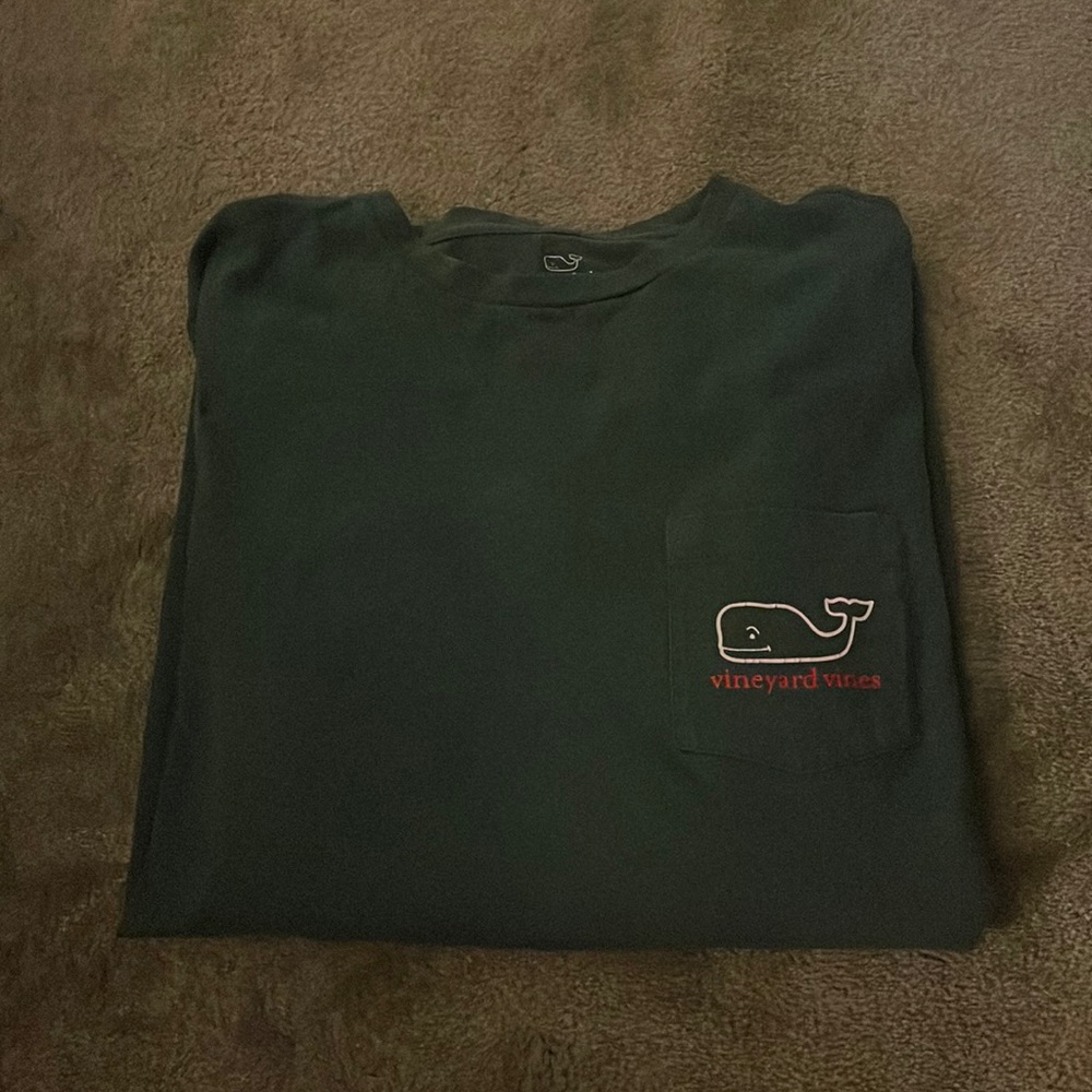 Green Long Sleeve Vineyard Vines Shirt size medium